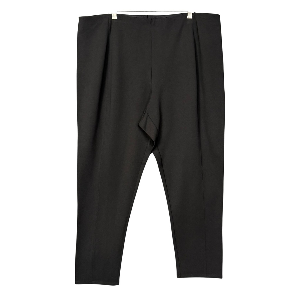 T Tahari Woman Pants Womens 3X Black Pull On Tummy Control Modal Stretch NWT